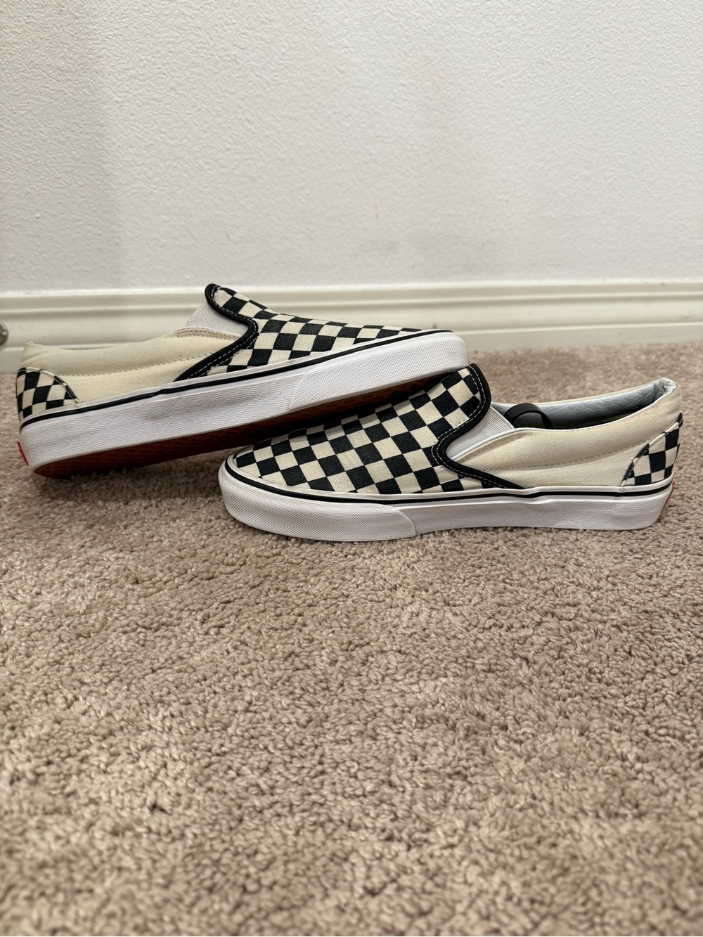 Vans Shoes Slip-On Checkerboard Black and White - Picture 7 of 10